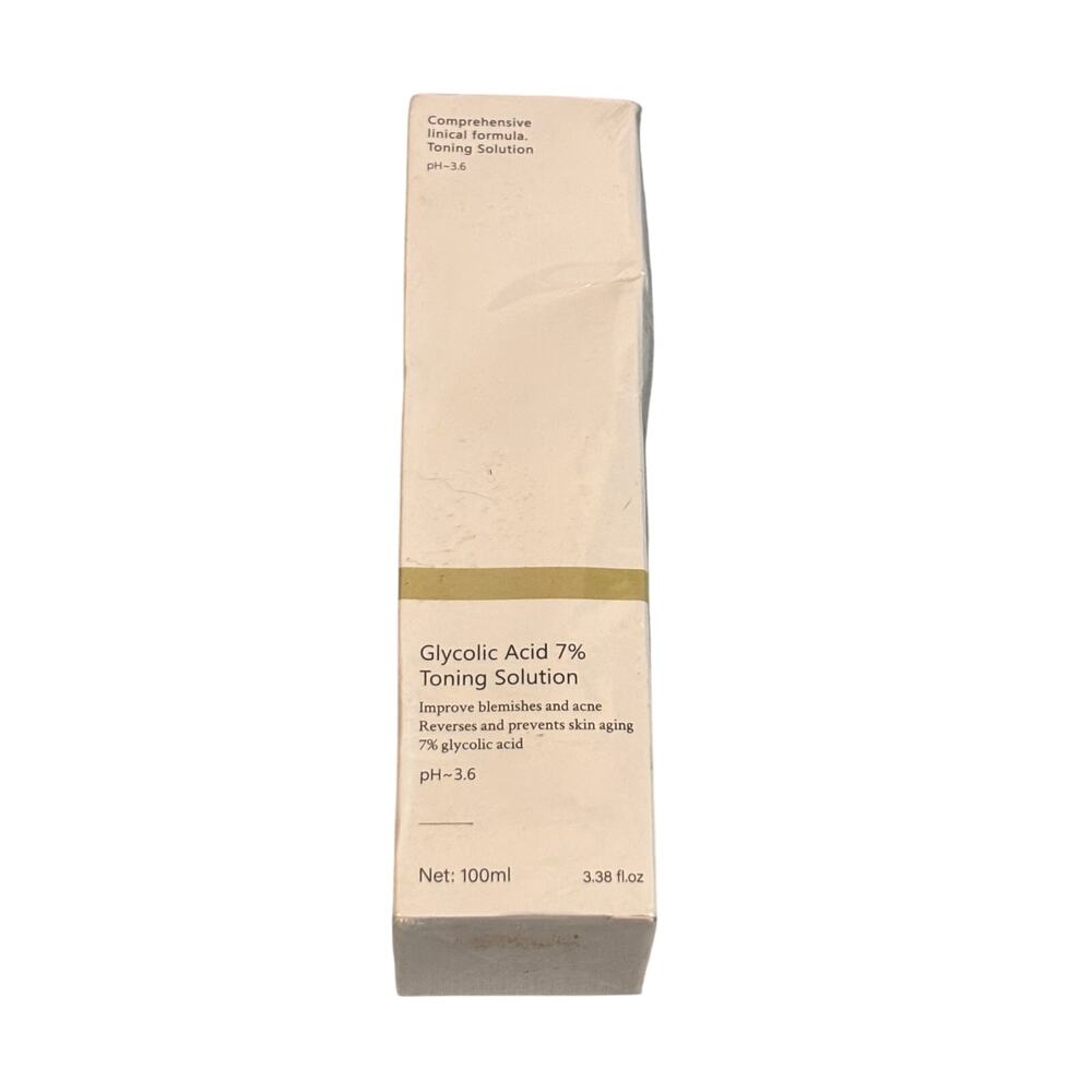 Glycolic Acid 7 Toning Solution for Acne & Skin Aging 100ml 3.38 fl oz EXP 05/27